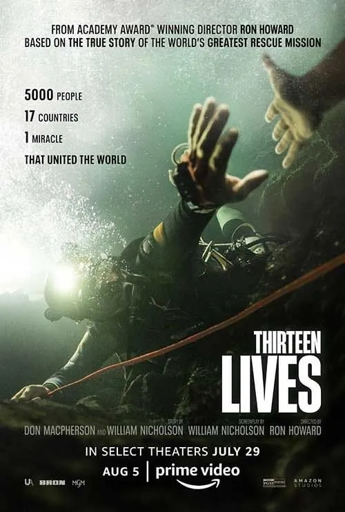 Thirteen Lives Movie Poster on tivioiptv VOD